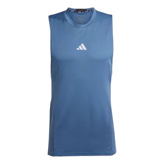 adidas Designed for Training Workout HEAT.RDY Tank Asia Sizing Blue IS3713