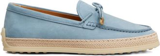 Tod's Tods Womens Flat Shoes Clear Blue