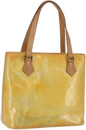 Louis Vuitton Pre-owned Tote Bags, female, Yellow, Size: ONE SIZE Pre-owned Leather Tote Bag