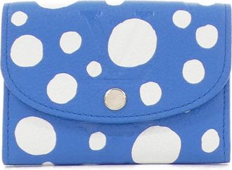 Louis Vuitton Monogram Empreinte Blanc Blue Leather Coin Purse/Coin Case (Pre-Owned)