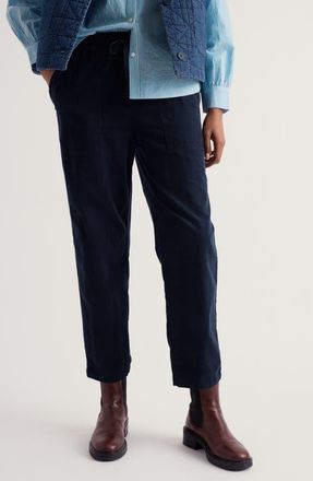 Seasalt Cornwall Sholl Corduroy Crop Pants in Maritime at Nordstrom, Size 10