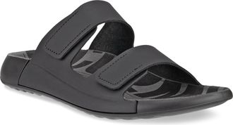 Ecco Pantolette »COZMO W«, Sommerschuh, Schlappen mit zwei Klettverschlussriemen