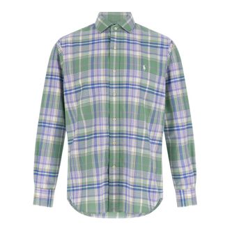 Polo Ralph Lauren Geruite Oxford Katoenen Overhemd - Heren - Casual Overhemden - Veelkleurig - L - Katoen - Overhemden