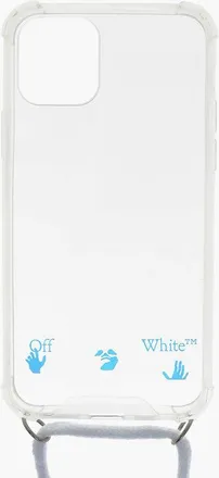 Off-white Transparent Cover for iPhone 12 Mini with Lanyard size One Size