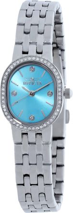 Invicta Angel Quartz Crystal Tiffany Blue Dial Ladies Watch 49073