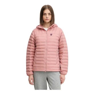 Fj&auml;llr&auml;ven Jassen, Dames, Roze, S, Leer, Expedition Latt Hoody