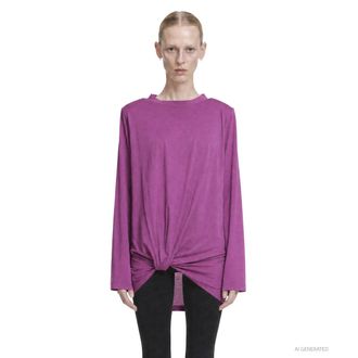 Balenciaga Tucked Long Sleeev t-shirt