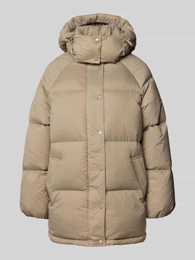 GANT Damen Quilted Coat Mit Cord-Details – Regelmäßige Passform, Aufgesetzte Taschen, Stylischer Mantel