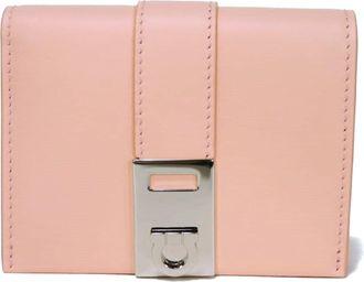 Ferragamo Gancini Leather Wallet (Bi-Fold) (Pre-Owned)