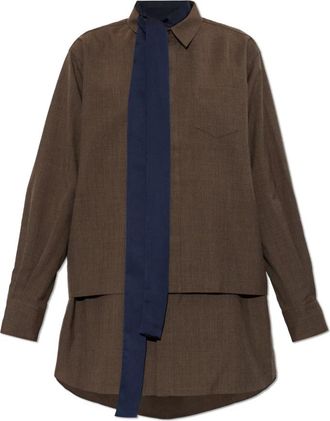 sacai Donna, Abiti, Marrone, S, new