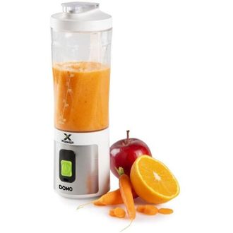 Domo Blender Portable Sans Fil - Domo - Do752bl - Xpower - 120 W - 600 Ml - Blanc