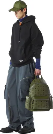 MCM Stark Backpack in Visetos in Green at Nordstrom