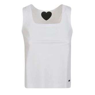 Roberto Ricci Design Sleeveless Tops, female, White, Size: 2XS Sleeveless Tops