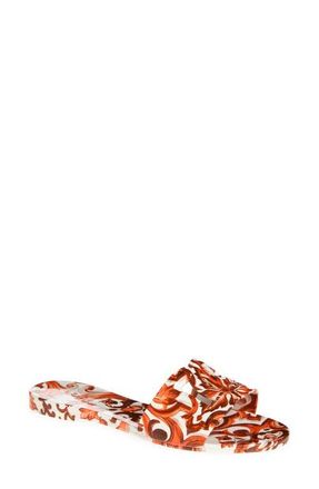 Dolce & Gabbana Bianca Majolica Slide Sandal in Id3Tn Maiolica 1 Orange at Nordstrom, Size 11Us