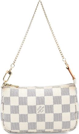 Louis Vuitton 2007 Damier Azur Mini Pochette Accessoires handbag - White