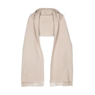 Brunello Cucinelli Brunello Cucinelli, Winter Scarves, female, Beige, Size: ONE SIZE Womens Accessories Scarves C0109 Aw25