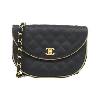 Chanel Pre-owned Satin Shoulder Bag - Dames - Pre-owned - Zwart - Maat: ONE Size Satijn