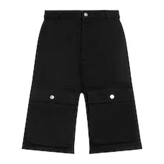 Enterprise Japan Long Shorts, male, Black, Size: W32 Safari Bermuda Shorts