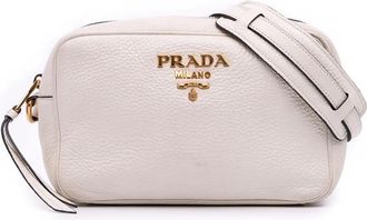 Prada Borsa a tracolla Vitello Daino 2000-2025 - Bianco