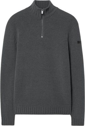 Roberto Ricci Design Cinematt Half Zip Knit - Heren - Coltruien - Grijs - S - Truien & Vesten