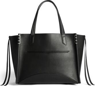 J.W.Anderson Loafer Leather Tote in Black at Nordstrom
