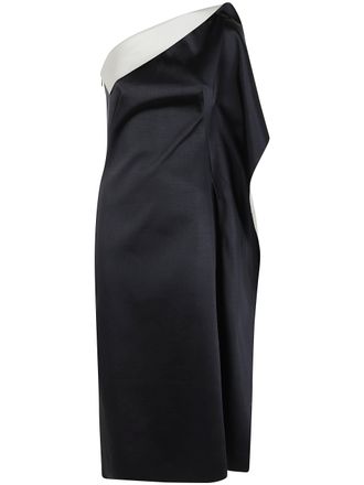 R&oacute;he Dress Off-Shoulder Sculptural Double-Satin