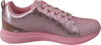 Plein Sport Plein Sport Blush Polyester Runner Gisella Sneakers Womens Shoes