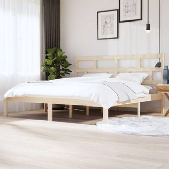 vidaXL Giroletto in Legno Massello di Pino 200x200 cm - Vidaxl