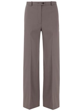 Jil Sander Straight-Leg Tailored Pants with Seam Details