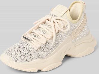 Steve Madden Sneaker mit Strasssteinbesatz Modell Maxima in Silber, Größe 36