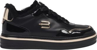 Baldinini Sneaker in vernice e pelle nera - - Shoes - Donna - Nero - 37 EU