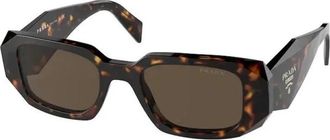 Prada Zonnebril - unisex - Zonnebrillen - Bruin - 49 MM - Accessoires
