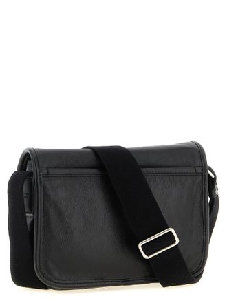 Saint Laurent Mens Black Calfskin Crossbody Bag