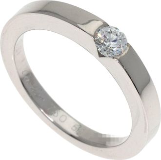 Cartier White White Gold (18K) Band Ring (Pre-Owned)