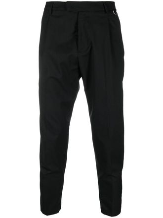 low brand Pantaloni crop dritti - Nero