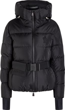 Moncler Bouquetin Belted Padded Shell Jacket - Black - 5 (UK 18 / Xxl)