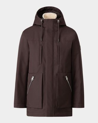 Mackage Men & apos;s Archie 3-in-1 Hooded Parka w/ Shearling Liner