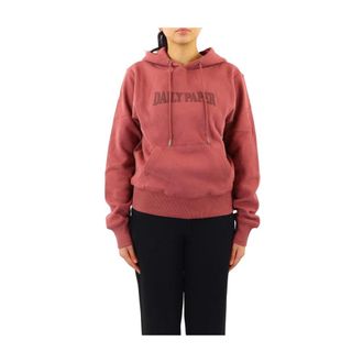 Daily Paper Clothing Nomafu Hoodie voor vrouwen - Dames - Hoodies - Rood - S - Hoodies & sweatvesten