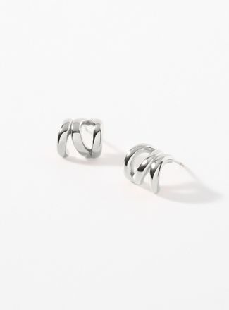 Simons Womens Claw half-Hoop Earrings