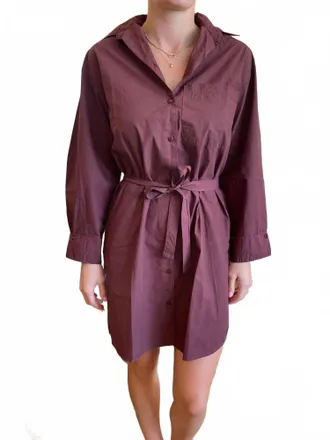 Starkx Cora Mini Dress In Plum