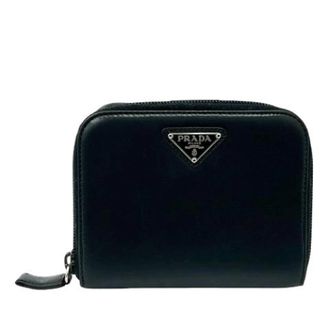 Prada Pre-owned Wallets, female, Black, Size: ONE SIZE Pre-owned Small Wallet