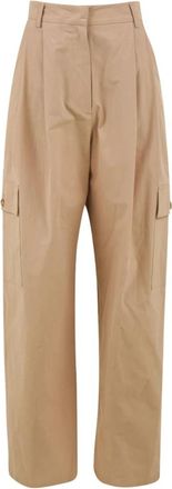 Attic and Barn Zand Fayette Broek Atpa 003 Model - Dames - Straight fit broeken - Beige - S - Broeken
