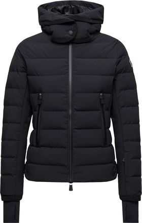 Moncler Lamoura Hooded Down Ski Jacket Black Size 0