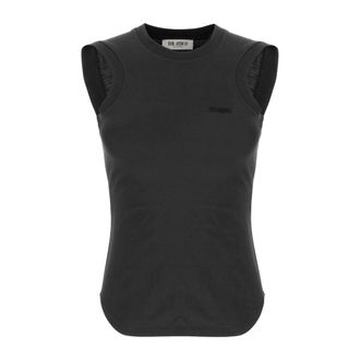The Attico Tops, Dames, Zwart, S, Katoen, Top