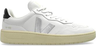 Veja Sportschoenen V-90 O.t. Leer - Dames - Sneakers - Wit - 36 EU - Leer - Schoenen