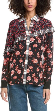 3.1 Phillip Lim Chambray Cropped Shirt