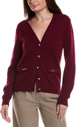 Bruno Magli Wool & Cashmere-Blend V-Neck Cardigan