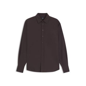 BOSS Oversized-fit blouse in cotton