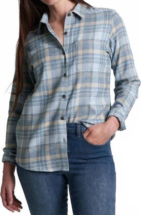 K&uuml;hl Whisper Flannel Button Down Shirt In Winter Sky