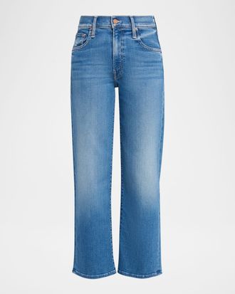 Mother The Mid-Rise Rambler Zip Ankle Jeans